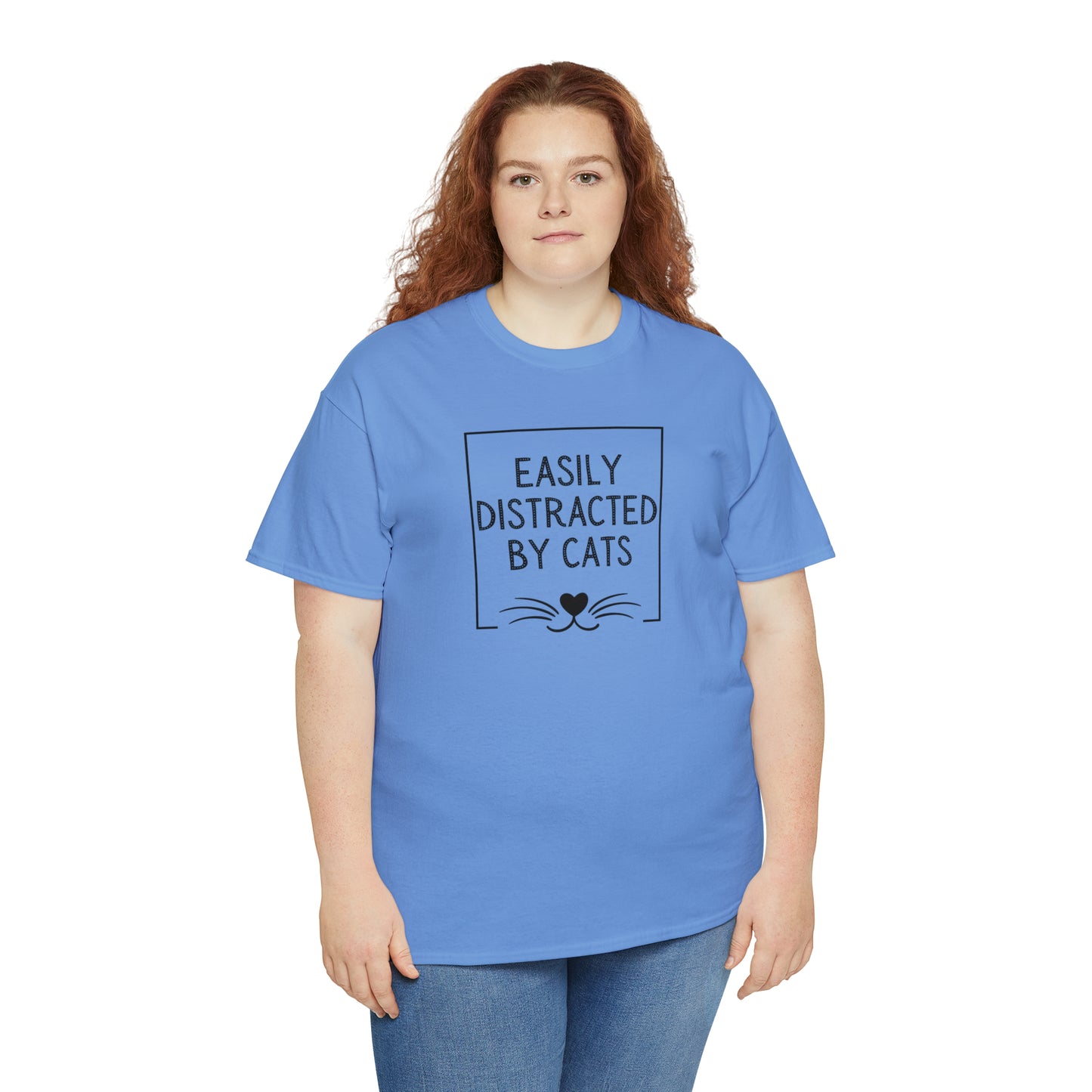 DISTRACTED BY CATS TEE-ALL PROCEEDS DONATED TO ANIMAL RESCUE!