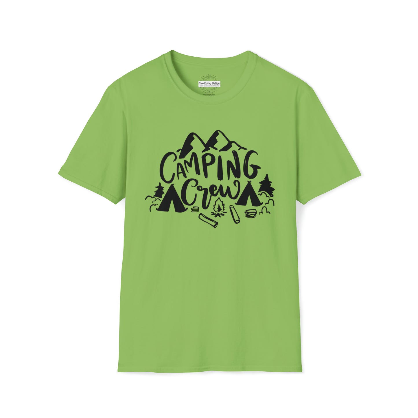 CAMPING CREW TEE-Unisex Softstyle T-Shirt