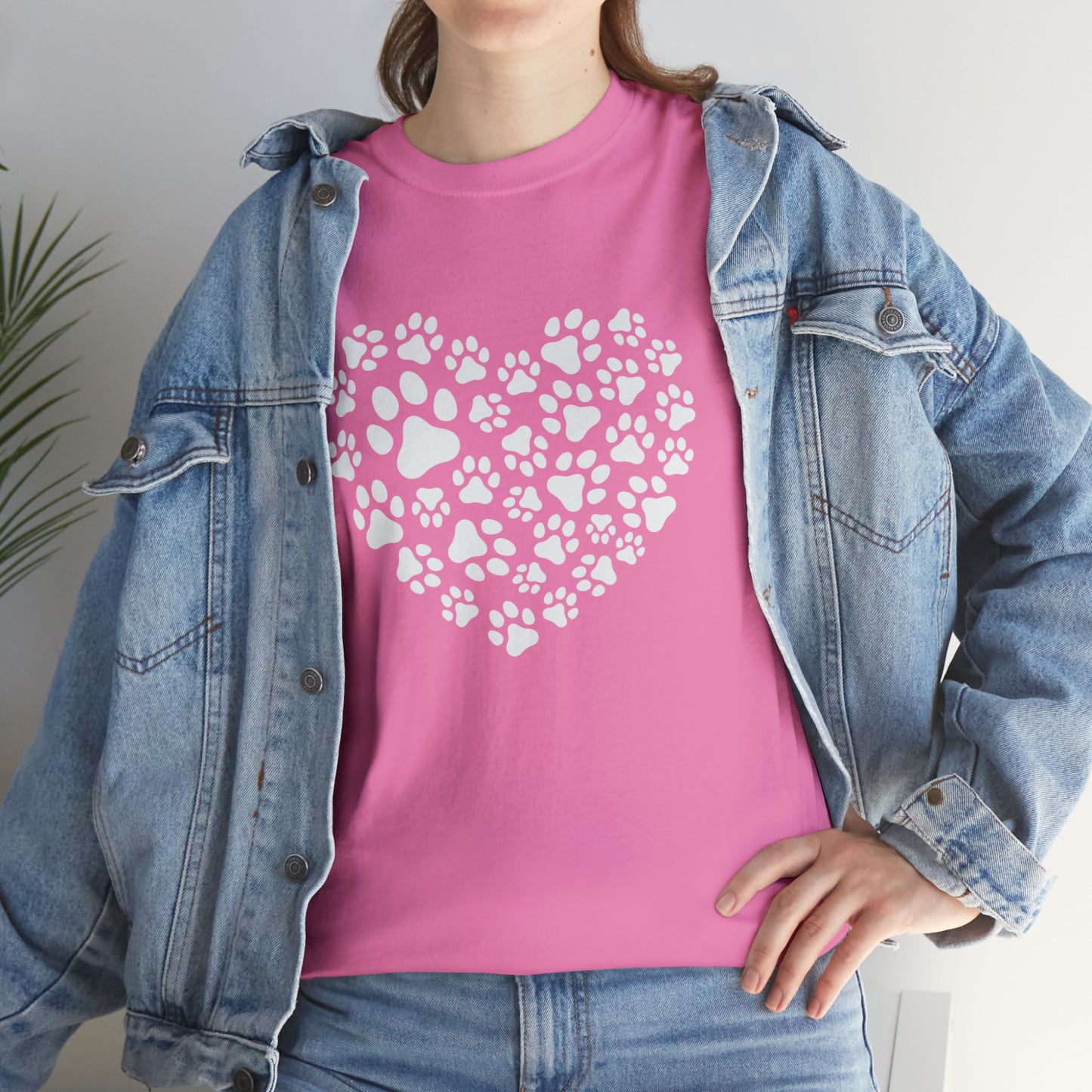 HEART OF PAWS-Unisex Heavy Cotton Tee