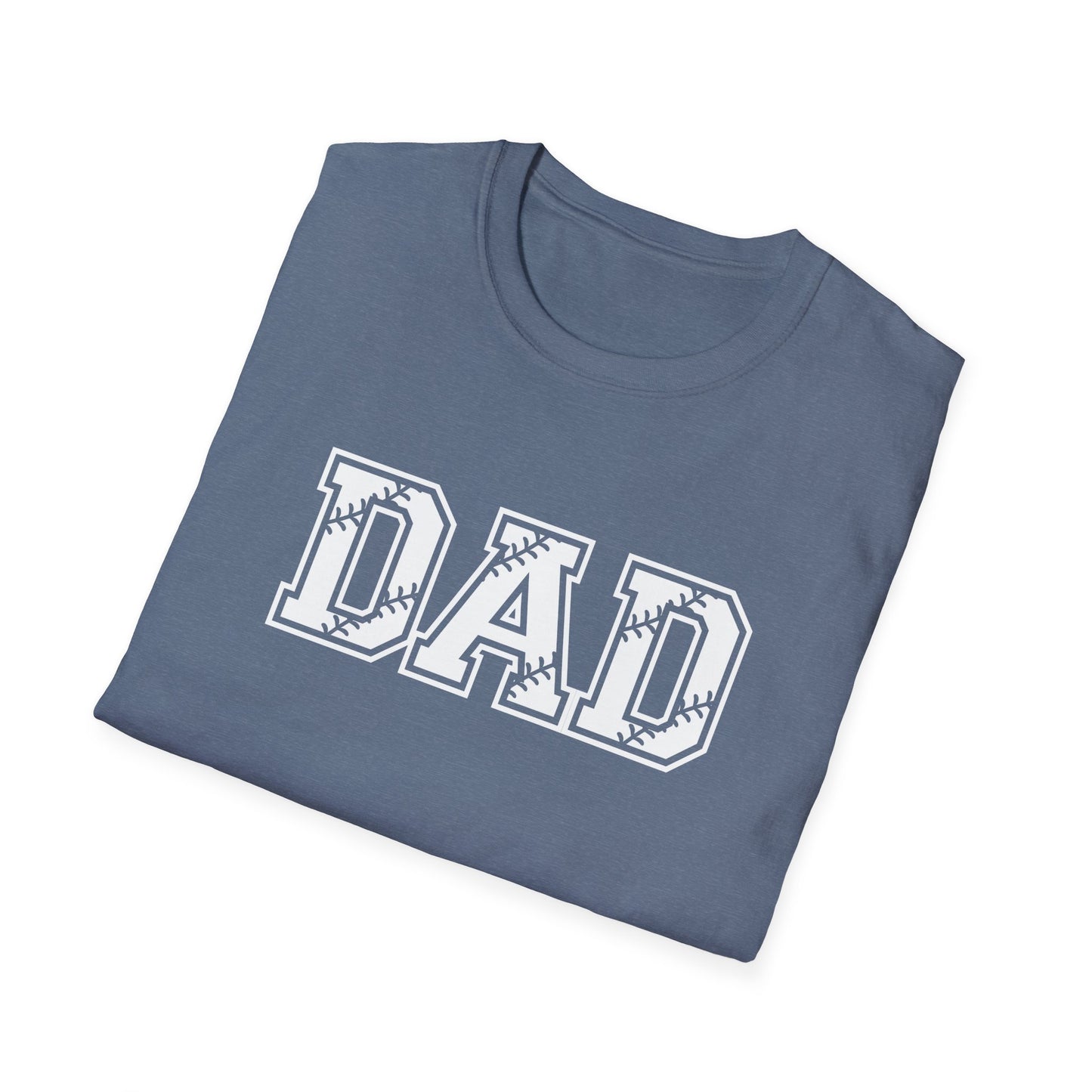 BASEBALL DAD TEE--Unisex Softstyle T-Shirt