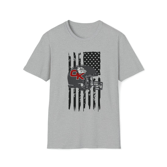 OK FOOTBALL FLAG TEE-Unisex Softstyle T-Shirt