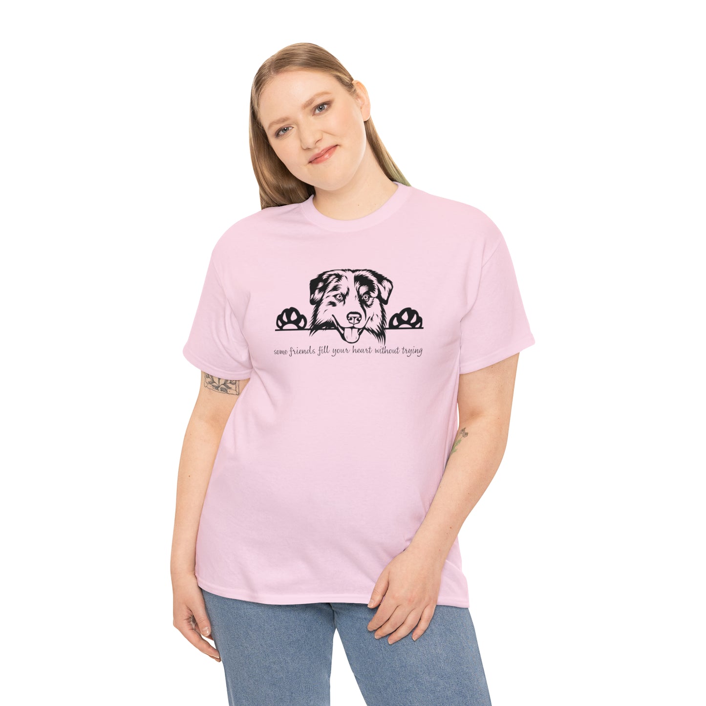 AUSSIE FRIENDS TEE--Unisex Heavy Cotton Tee