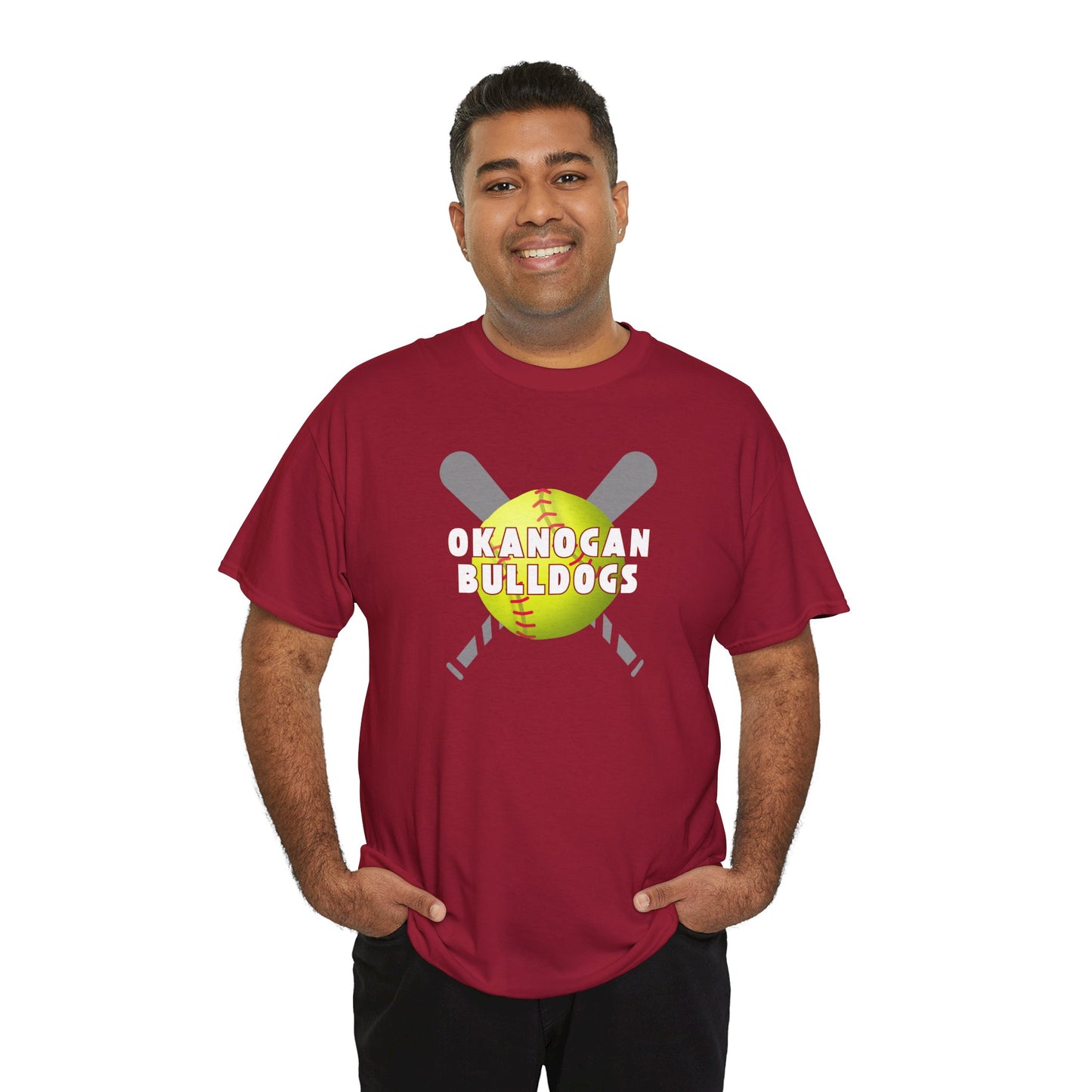 OKANOGAN SOFTBALL-Unisex Heavy Cotton Tee