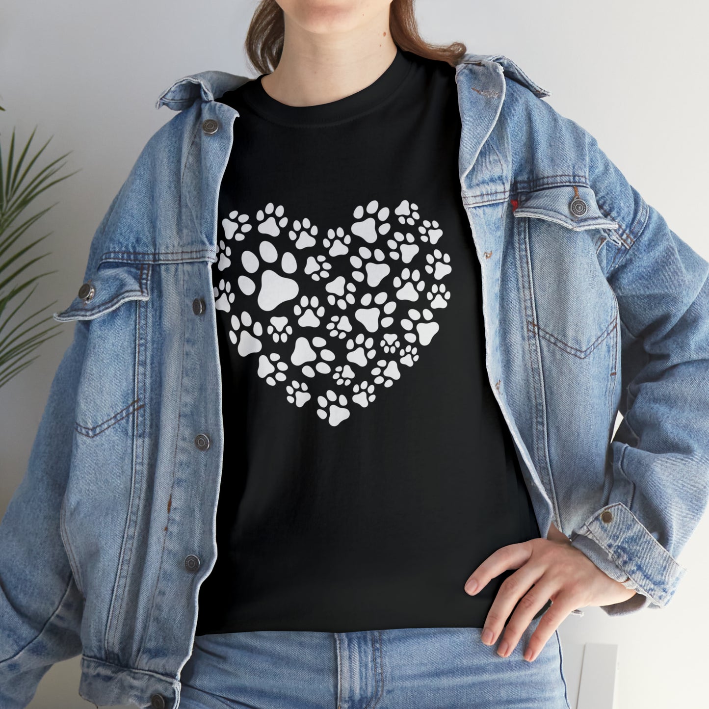 HEART OF PAWS-Unisex Heavy Cotton Tee