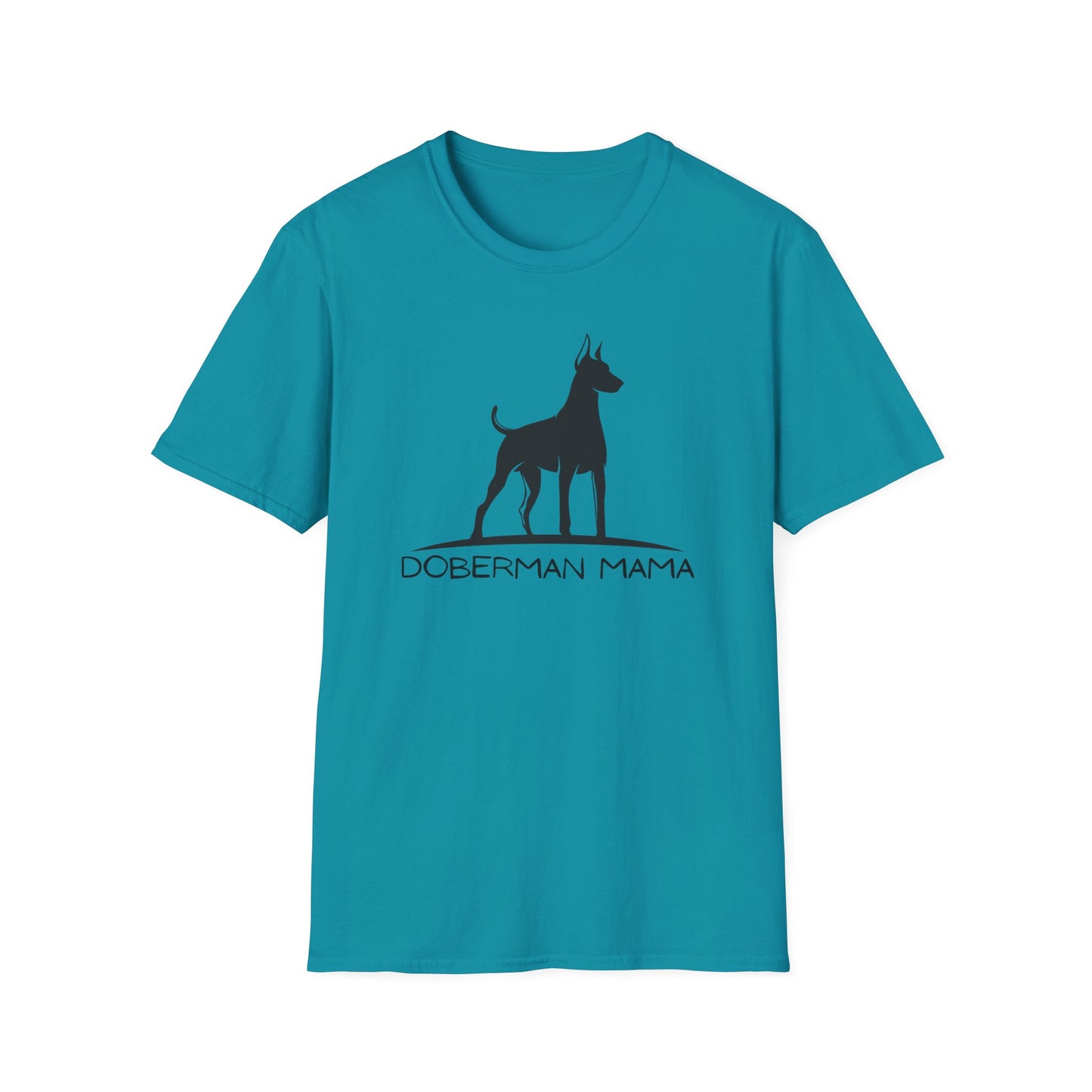 Doberman Mama Tee-Unisex Softstyle T-Shirt