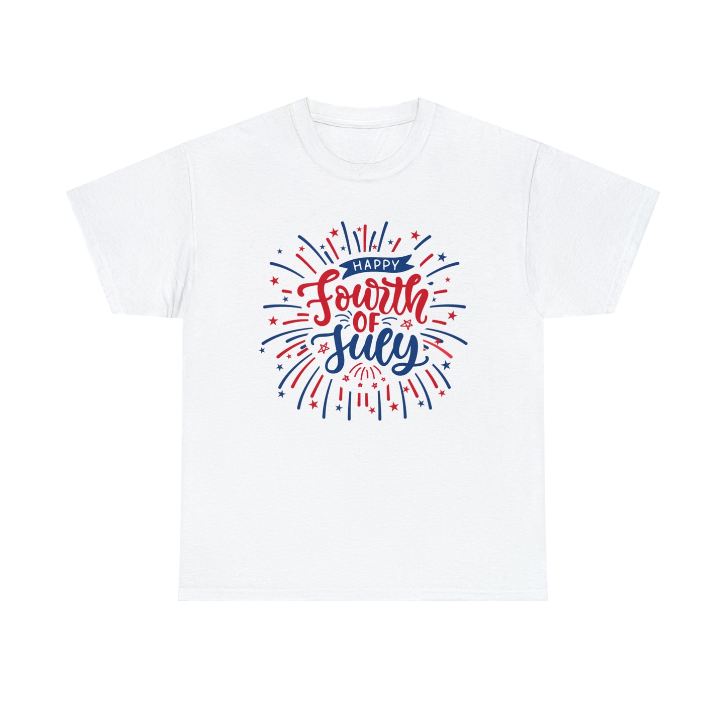 HAPPY 4TH!-Unisex Heavy Cotton Tee