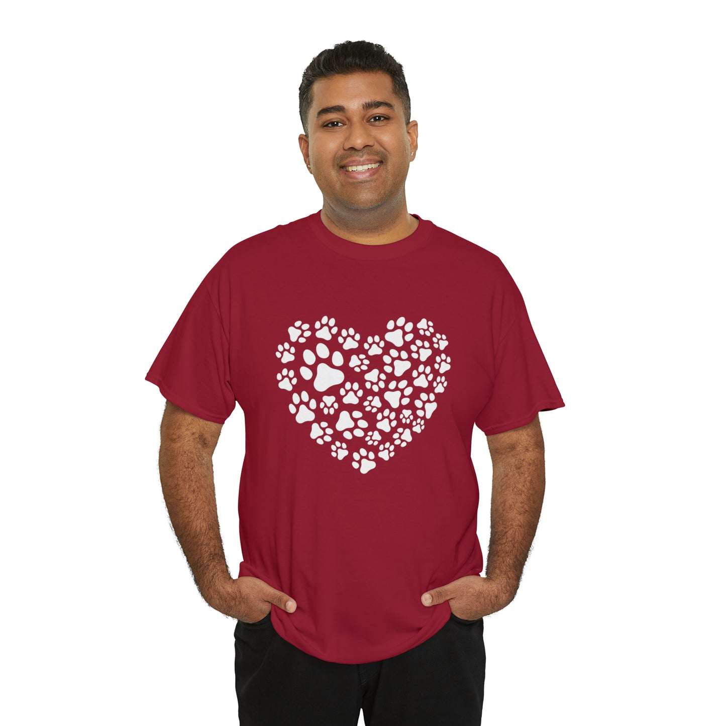 HEART OF PAWS-Unisex Heavy Cotton Tee