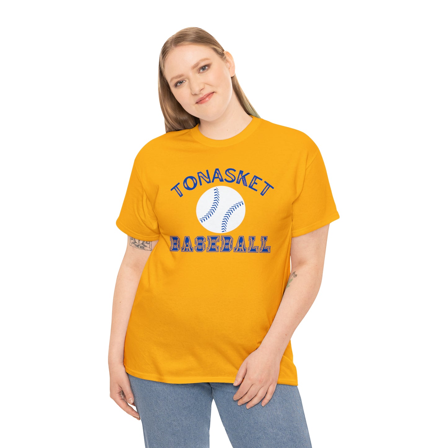 TONASKET BASEBALL-Unisex Heavy Cotton Tee