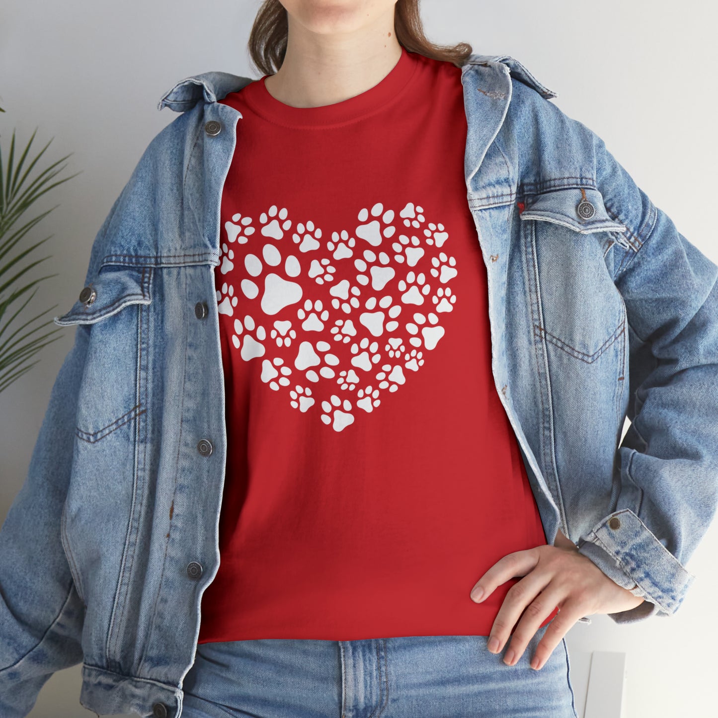 HEART OF PAWS-Unisex Heavy Cotton Tee