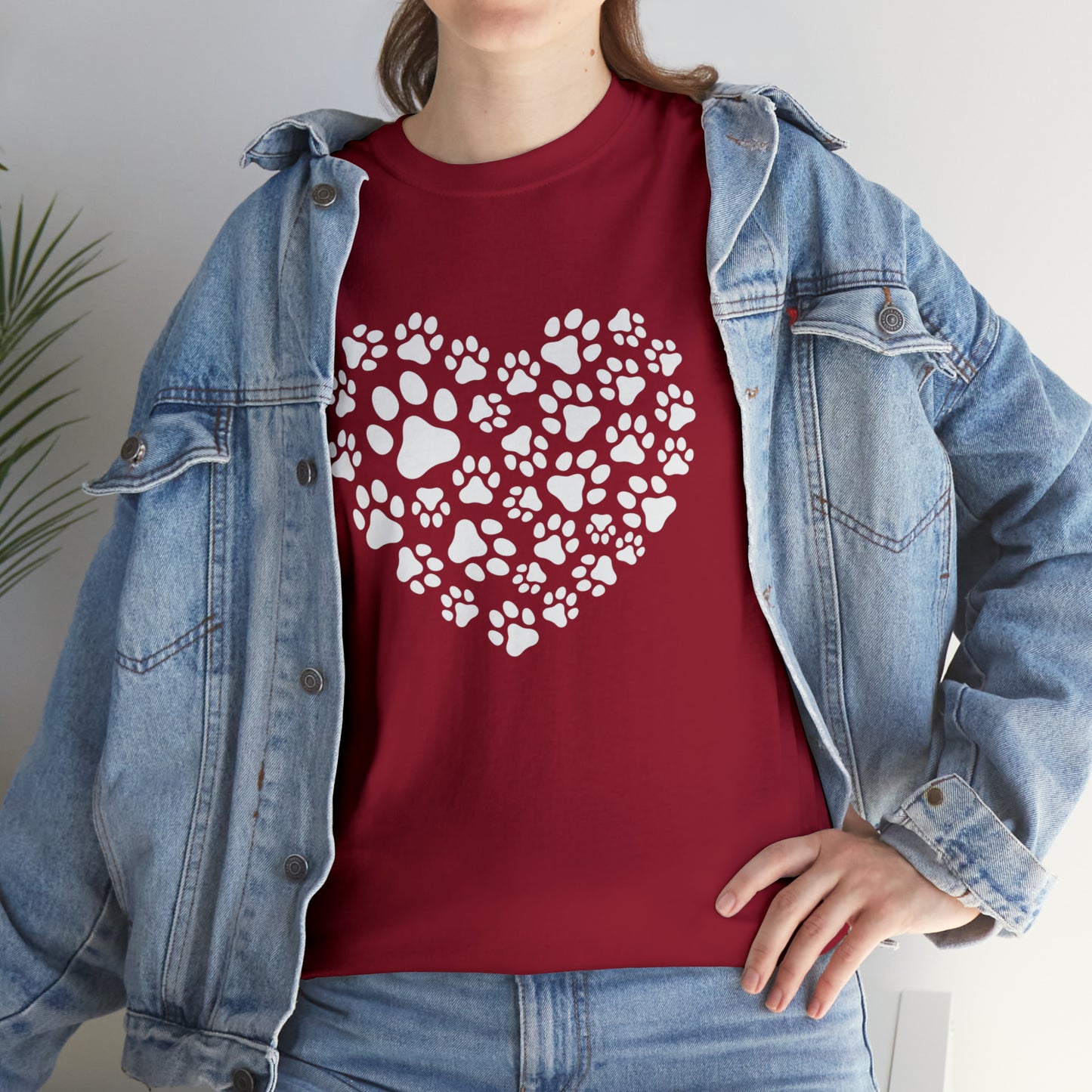 HEART OF PAWS-Unisex Heavy Cotton Tee