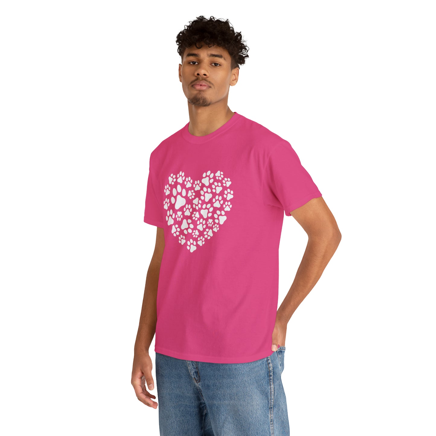 HEART OF PAWS-Unisex Heavy Cotton Tee