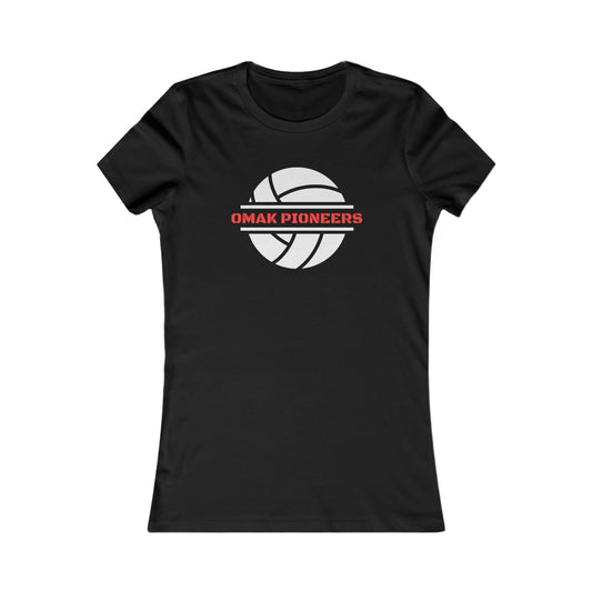 PIONEER VOLLEYBALL FITTED TEE-Women's Favorite Tee