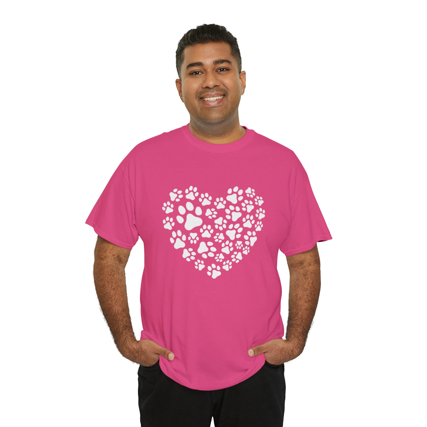 HEART OF PAWS-Unisex Heavy Cotton Tee