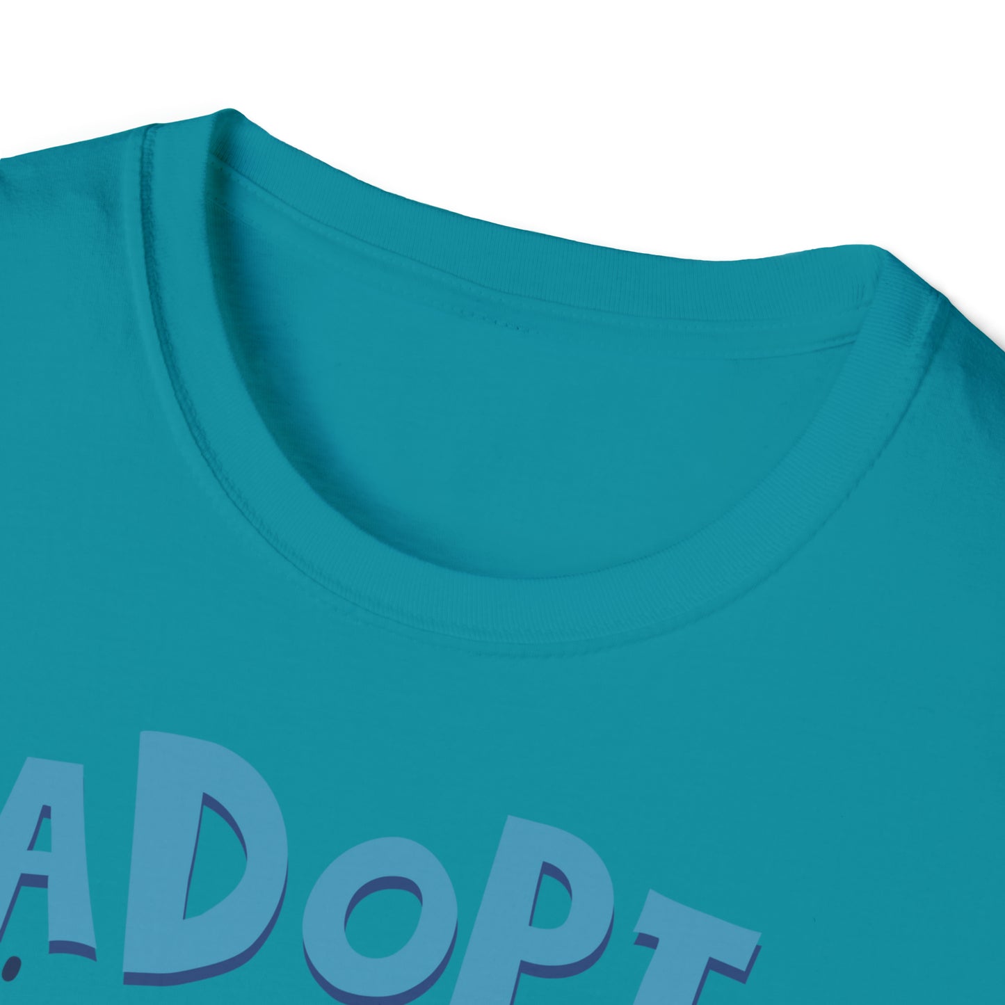 ADOPT DONT SHOP TEE-ALL PROCEEDS DONATED TO ANIMAL RESCUE!