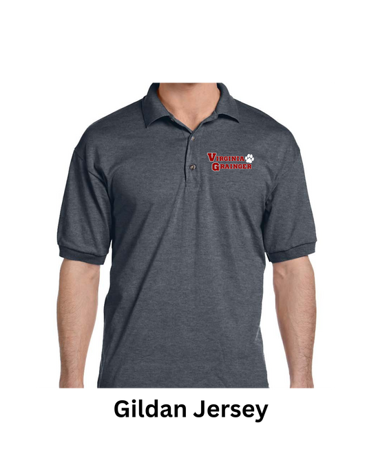 Men's Polo-Jersey-VG or OK Logo