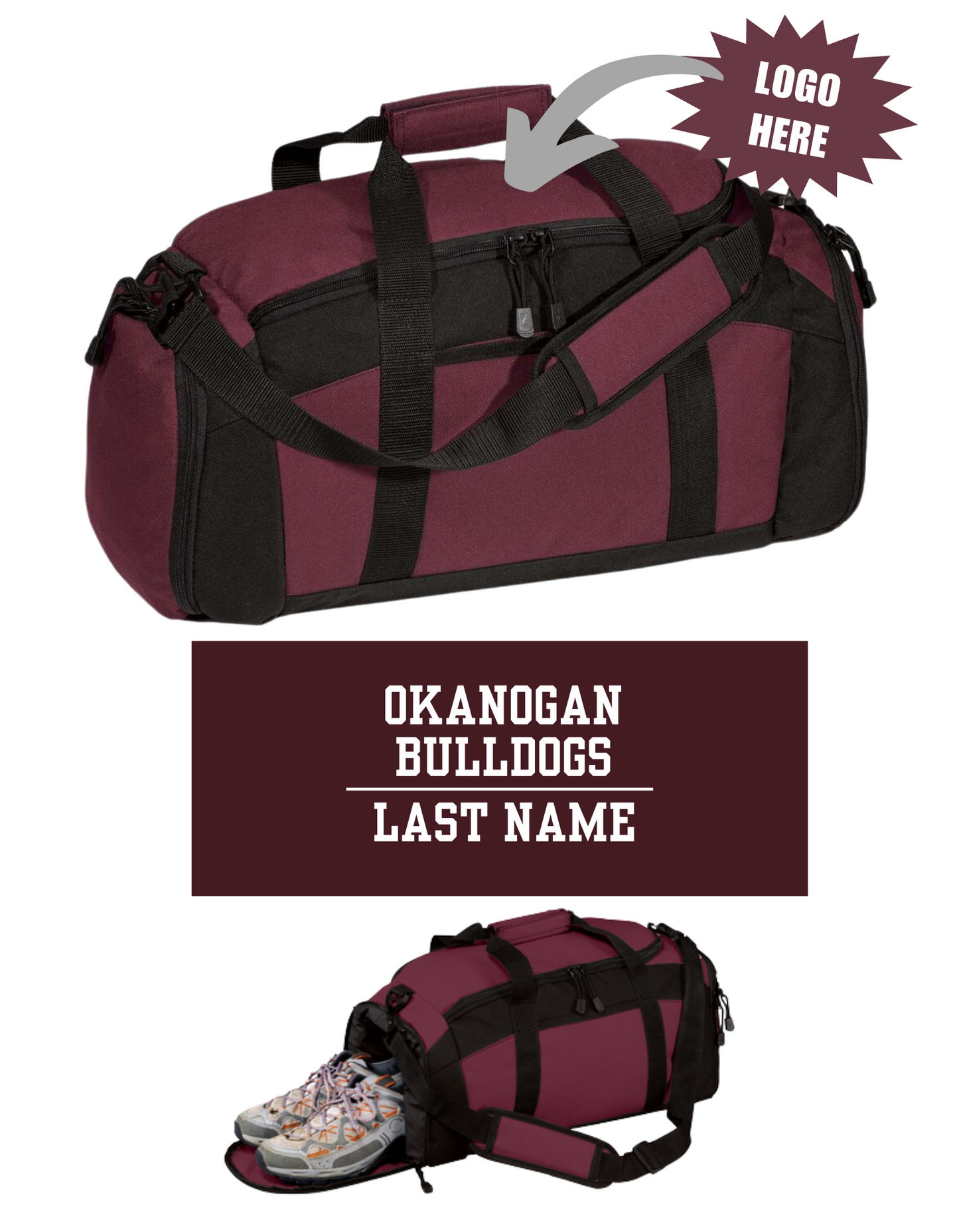 OKANOGAN BULLDOGS GYM BAG