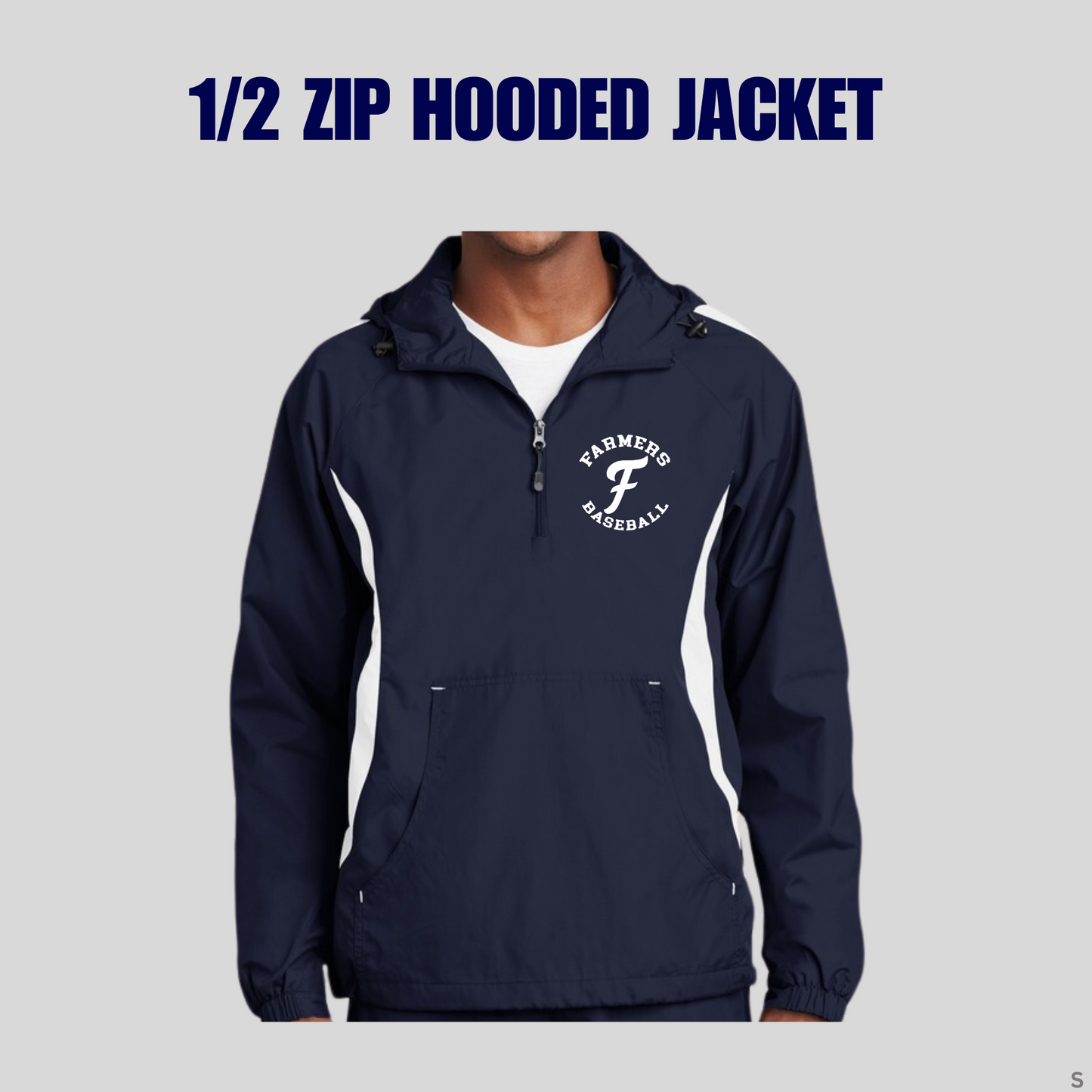 Farmers 1/2 Zip Hooded Jacket