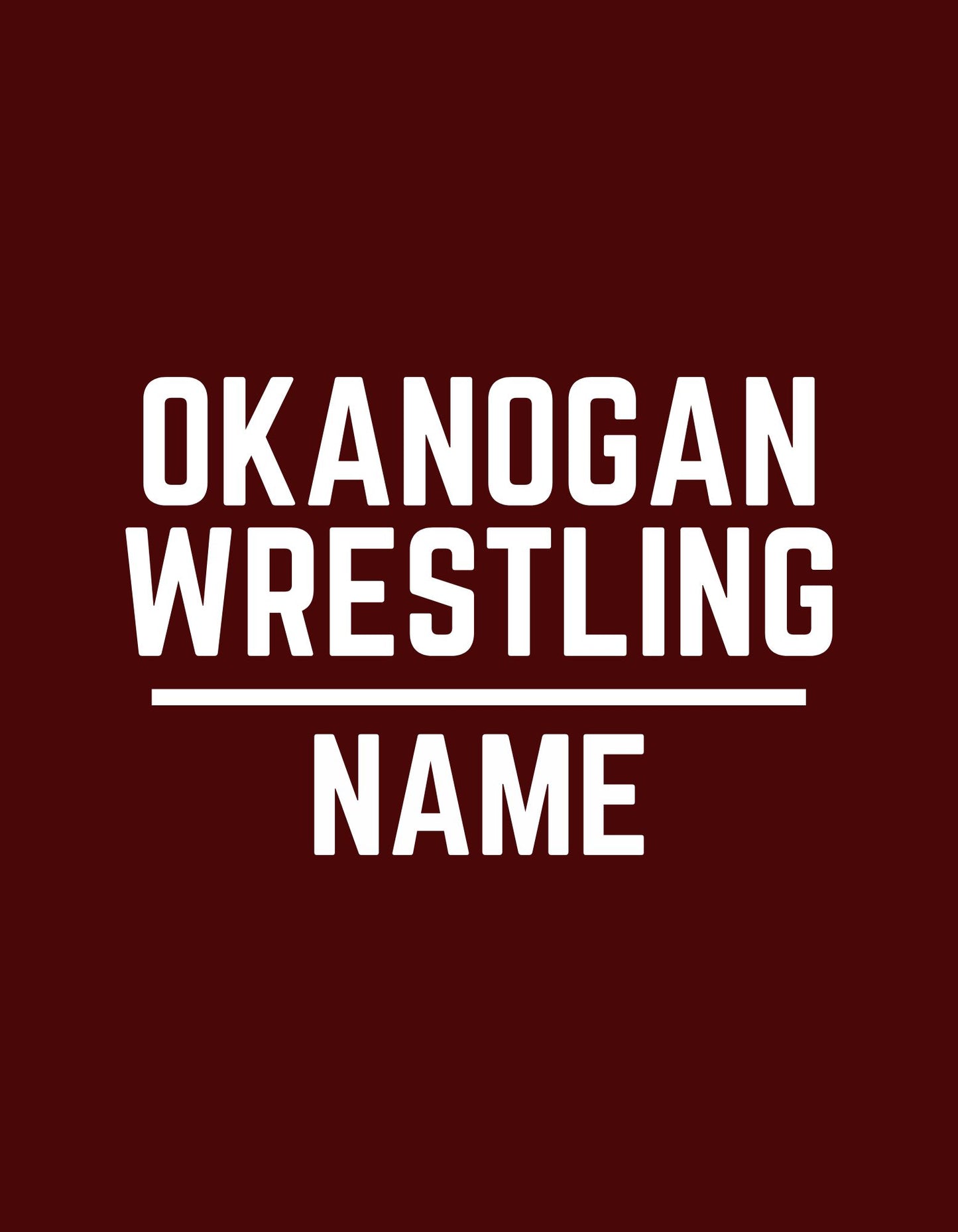 OKANOGAN WRESTLING Gear Bag