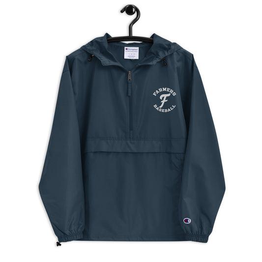 Farmers Baseball Embroidered Champion Packable Jacket